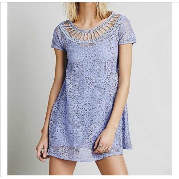 Free People Dresses & Skirts - Free People Holy Mountain Periwinkle Sundress XS